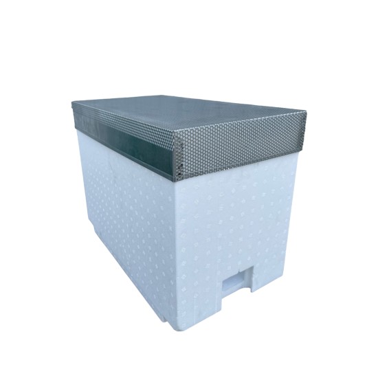 Perforated metal beehive roof for transport Nucleus Hive h. 7.5