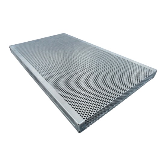 Perforated metal beehive roof for transport Nucleus Hive h. 7.5