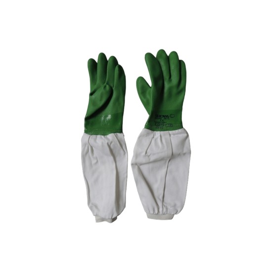 Green gloves